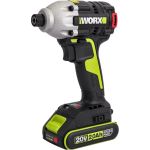 Аккумуляторный ударный бесщеточный винтоверт WORX Professional 20В, 230Нм, 2Ач Х2, ЗУ WU290.1 (артикул 26513972) – фото 1