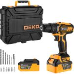 Аккумуляторная ударная дрель-шуруповерт DEKO DKCD20 Impact 20 В, 2х4.0 Ач 063-4420 (артикул 26625200) – фото 1