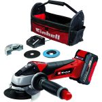 Угловая аккумуляторная шлифмашина Einhell PXC TE-AG 18/115 li 1x4.0ah 4431134 (артикул 25078761) – фото 1