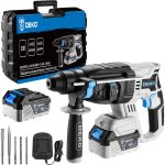 Аккумуляторный перфоратор DEKO DKCH20FU-Li в кейсе + оснастка 5 шт., 20 В, 2x5.0Ач 063-4419 (артикул 27875270) – фото 1