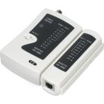 Тестер Cabeus для витой пары, коаксиала, телефона (кож.зам.чехол) CT-BNC-RJ45 (артикул 26147405) – фото 1
