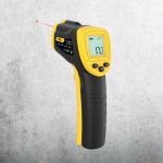 Инфракрасный термометр DELI dl333380 диапазон измерения -30С до 380°C, LCD дисплей, отклик 0.5с 102968 (артикул 24663615) – фото 1