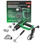 Промышленный фен с дисплеем и насадками ROCKFORCE RF-HG60-2000LCD (артикул 25869833) – фото 1