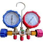 Манометрический коллектор VOLL v-mgr 536 1/4""sae-5.16""sae для хладогентов r22, r134a, r410a, r404a 9.13536 (артикул 27304446) – фото 1