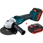 Бесщеточная аккумуляторная угловая шлифмашина ALTECO CAGB 18-125 Li BL X2 49832 (артикул 24696963) – фото 1