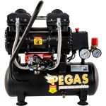 Малошумный безмасляный компрессор Pegas pneumatic PG-602 профессиональная серия 6619 (артикул 16711651) – фото 1