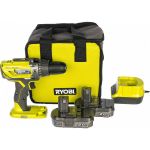 Ударная дрель-шуруповерт Ryobi ONE+ R18PD3-220S 5133003342 (артикул 15642365) – фото 1