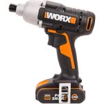 Ударный аккумуляторный винтоверт WORX 20 В, 1х2Ач, кейс WX291 (артикул 16451812) – фото 1