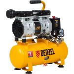 Безмасляный компрессор DENZEL DLS650/10 650 Вт, 120 л/мин, ресивер 10 л 58021 (артикул 15905071) – фото 1