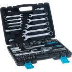 Набор инструмента 82 предмета 1/2" 1/4"DR, CrV AUTOVIRAZH AV-212082 (артикул 15857038) – фото 1