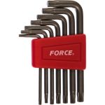 Набор Г-образных ключей с внешней звездочкой FORCE Т10-Т40 7 предметов 5071 (артикул 15602738) – фото 1