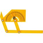 Пластиковый угломер-квадрант 180 гр. 90-155мм FIT DIY 19301 (артикул 15100464) – фото 1