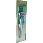 Комплект угловых ключей Jonnesway TORX EXTRA LONG H12S110S (артикул 13938691) – фото 1