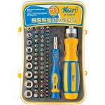 Отверточная рукоятка 65 предметов KRAFT KT 700447 (артикул 15966232) – фото 1
