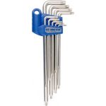 Набор Г-образных ключей TORX с отверстием T10-T50, 9шт KING TONY 20419PR (артикул 15507331) – фото 1