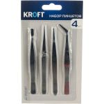 Набор пинцетов KROFT 4шт. 202007 (артикул 15559697) – фото 1