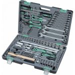Набор инструмента 1/4", 1/2", CrV, S2, усиленный кейс, 119шт STELS 14112 (артикул 15568959) – фото 1