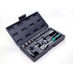 Набор инструментов СЕРВИС КЛЮЧ 17 предметов, головки 1/4, 4-13мм 11017 (артикул 16033112) – фото 1