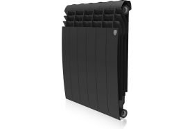 Радиатор Royal Thermo BILINER 500/NoirSable - 12 секций, черный (артикул 15592219) – фото 1