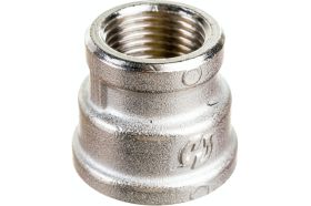 Переходная никелированная муфта STOUT ВВ 3/4X1/2 RG008Q0PRQLN7K (артикул 16053354) – фото 1
