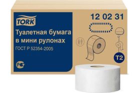 Туалетная бумага TORK Advanced 170 м 2-слойная белая 120231 126502 (артикул 16093773) – фото 1