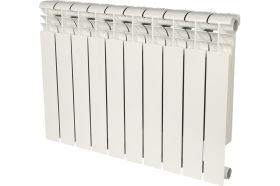 Биметаллический радиатор ROMMER Profi BM 500 BI500-80-80-150 10 секций RAL9016 82490 (артикул 15836508) – фото 1
