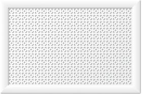 Экран для радиатора Стильный Дом Дамаско 90х60 см, белый v545677 (артикул 16188857) – фото 1