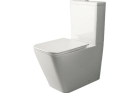 Напольная пристенная чаша унитаза Ceramica Nova CUBIC Rimless CN1803-B (артикул 17760142) – фото 1