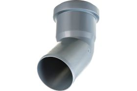 Отвод внутренней канализации LAMMIN 50х45 градусов Lm35040005045 (артикул 16237683) – фото 1