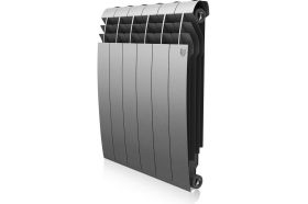 Радиатор Royal Thermo BILINER 500/Silver Satin - 12 секц. (артикул 15592224) – фото 1