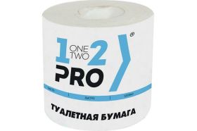 Туалетная бумага 1-2-Pro 1 слой, рулон 45 м., белый, вторичное сырье ТБB1-56 (артикул 17136613) – фото 1