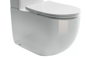 Напольная пристенная чаша унитаза Ceramica Nova METROPOL Rimless CN4001-B (артикул 17759854) – фото 1