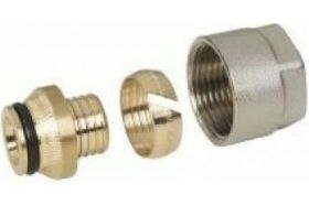Резьбовое соединение со стяжным кольцом Frankische хром, alpex, 16x2-3/4 ВР 74816103 (артикул 17901217) – фото 1