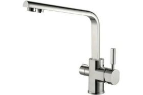 Смеситель для кухни под фильтр KAISER Decor боковой O35 серебро 40144-5 (артикул 17596560) – фото 1