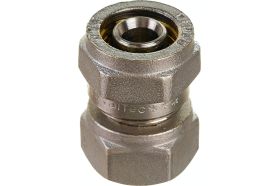 Обжимной соединитель с накидной гайкой VALTEC 16х1/2 VTm.322.N.001604 (артикул 16007920) – фото 1