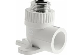 Комбинированный отвод PP-R SLT AQUA с креплением, НР 25х1/2 SLTFY7251 (артикул 19765000) – фото 1