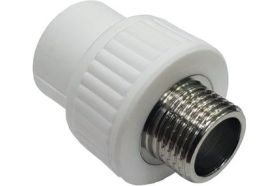 Муфта RTP PN25 комбинированная, наружная резьба, D20х3/4 мм 10663 (артикул 16498205) – фото 1