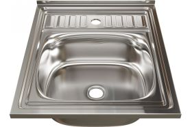Мойка mixline 60х50х16 см, 0.4, выпуск 1 1/2 527966 (артикул 16615736) – фото 1