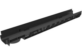 Водоотводный лоток Gidrolica DN 100, 1000х146х80 мм - пластиковый 805pro (артикул 16395149) – фото 1