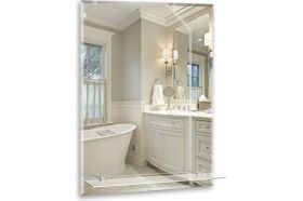 Зеркало MIXLINE ""Клон"" 600x800 ШВ., с полкой и фацетом 547324 (артикул 19463970) – фото 1