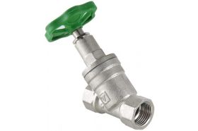 Прямоточный запорно-регулировочный вентиль 1/2 Valtec VT.052.N.04 (артикул 15637210) – фото 1
