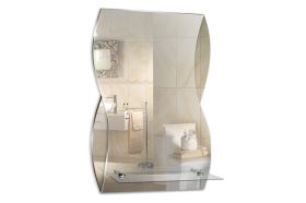 Зеркало Mixline Домино 395x600 мм., с полкой 525470 (артикул 16620134) – фото 1