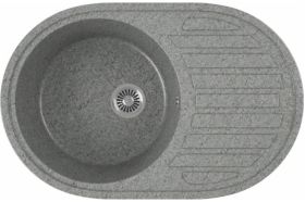 Кухонная мойка GreenStone GRS-18L-309 цвет: темно-серый (артикул 17871133) – фото 1