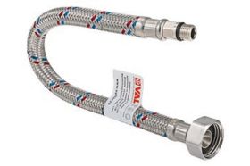 Подводка для воды (М10х18 мм; G1/2; 0.6 м; гайка-штуцер) Valtec VTf.003.IS.0418060 (артикул 16510514) – фото 1