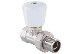 Прямой ручной компактный клапан 1/2 Valtec VT.008.LN.04 (артикул 15637816) – фото 1
