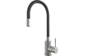 Смеситель для кухни Mixline серый, гибкий силиконовый излив 35k MLSS-0325 542381 (артикул 16623938) – фото 1