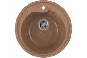 Кухонная мойка GreenStone GRS-45 цвет: терракотовый GRS-45-307 (артикул 18805692) – фото 1