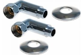 Уголок для полотенцесушителя SG г/ш 3/4""х1/2"", хром, 2 шт 741SCH0504 (артикул 18841146) – фото 1