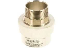 Комбинированная муфта под ключ PRO AQUA PP-R НР белая d-63 мм 2" PA23524Pb (артикул 15791601) – фото 1