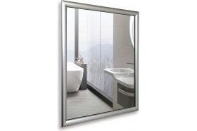 Зеркало MIXLINE ""Магнат"" серебро, 440x550 ШВ., полистирол 547297 (артикул 19463496) – фото 1
